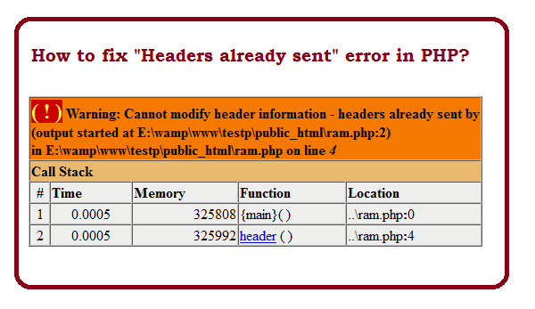 header already sent - PHP Cluster
