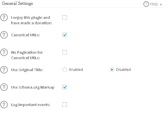 General Setting – PHPCluster