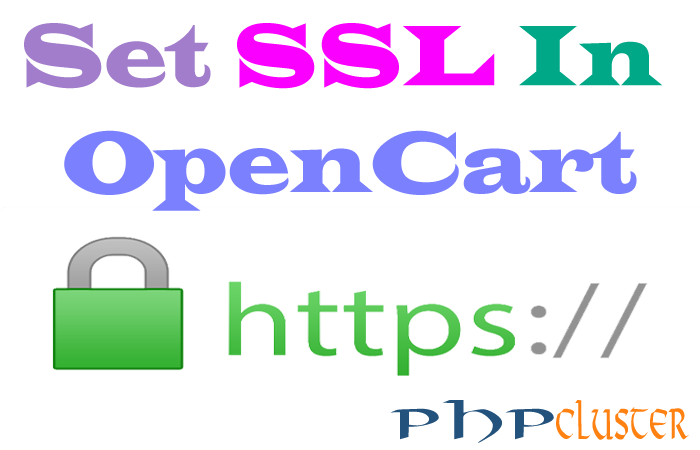 SSL in OpenCart Store