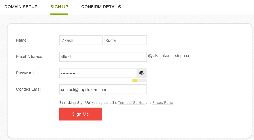 Zoho Signup Form - PHPCluster