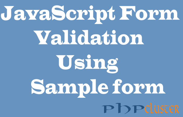 Form Validation