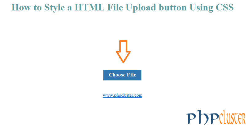 How to Style a HTML File Upload button Using CSS