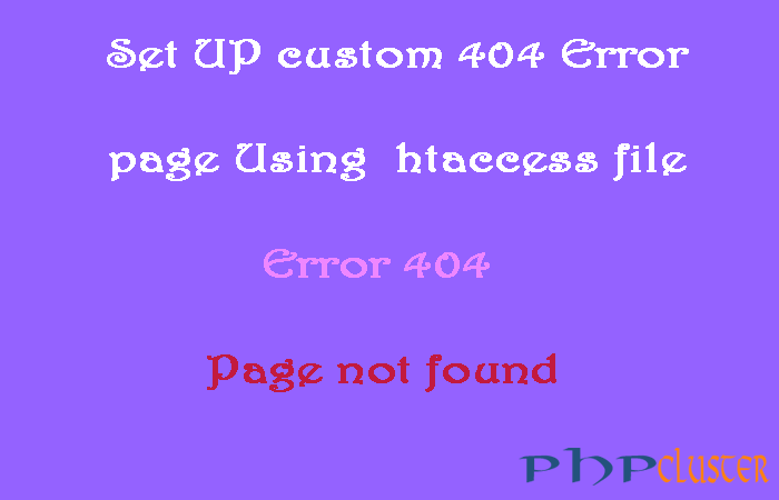 How to Set Up a Custom 404 Error Page Using htaccess