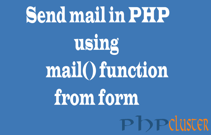 Send Mail in PHP