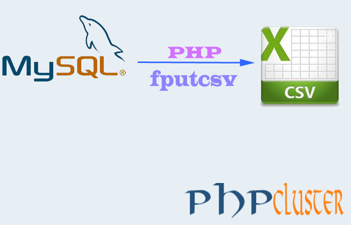 Export Mysql Table Using fputcsv in PHP