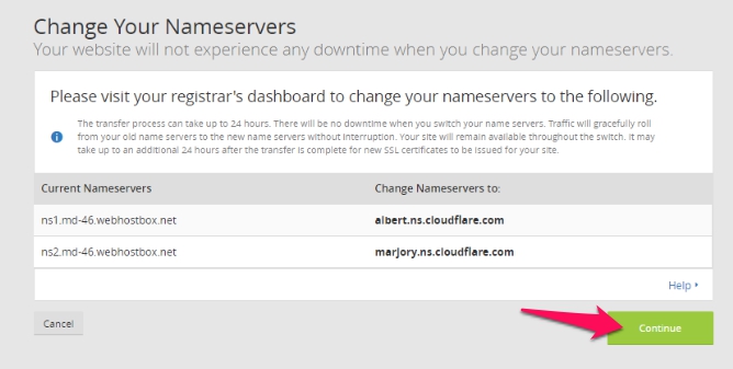 Change your Nameserver